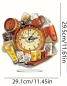 Preview: Diamond Painting 5D DIY Diamantmalerei-Set Bier Uhr